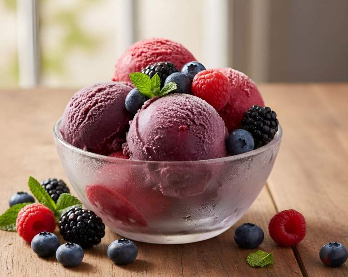 Sorbet aux fruits rouges Tarbes